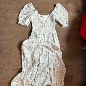 Abercrombie tea length dress with slit